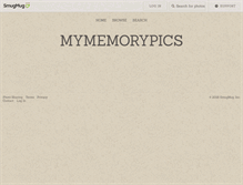 Tablet Screenshot of mymemorypics.com